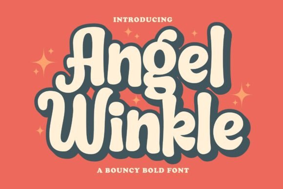 Angel Winkle: A Playful Display Font for Web Designers