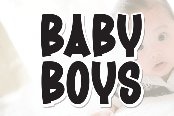 Baby Boys Font for Web Design