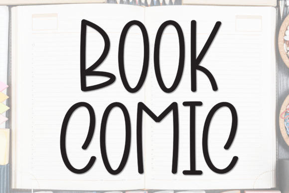Book Comic: A Casual Display Font for Editorial Design