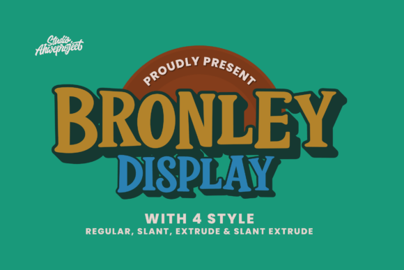 Bronley Font: Bold Retro Style
