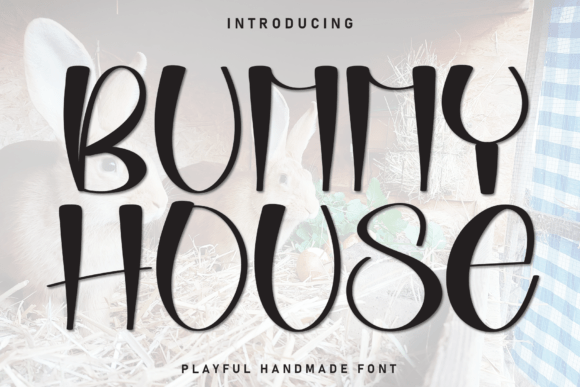 Bunny House: A Casual Display Font for Clean Campaign Visuals