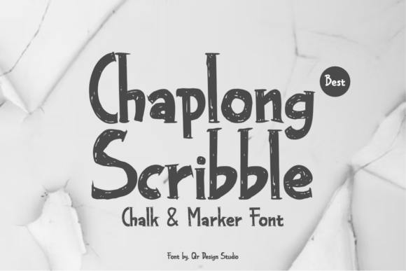 Chaplong Scribble: A Friendly Display Font