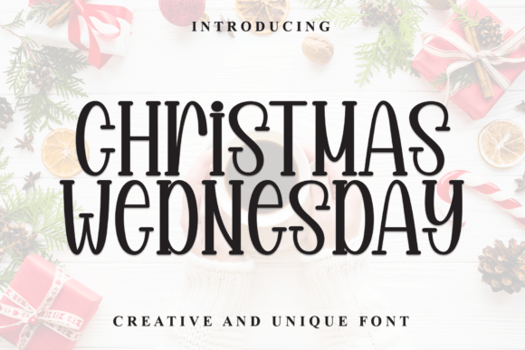 Christmas Wednesday Font