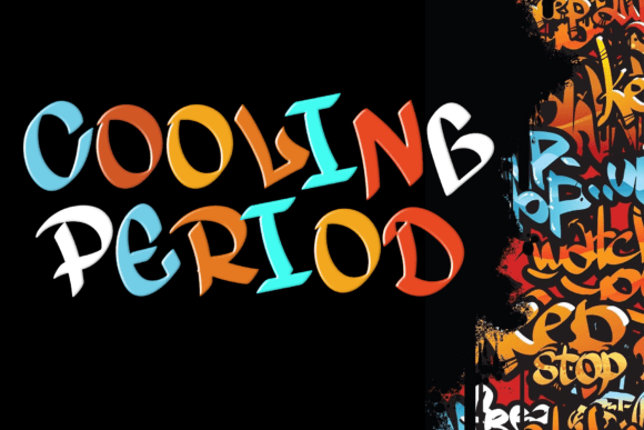 Cooling Period: A Soft Display Font for Thoughtful Branding