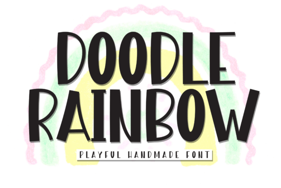 Doodle Rainbow: A Display Font for Polished Digital Branding and Web Layouts