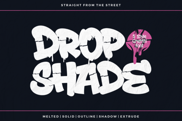 Dropshade Regular Font
