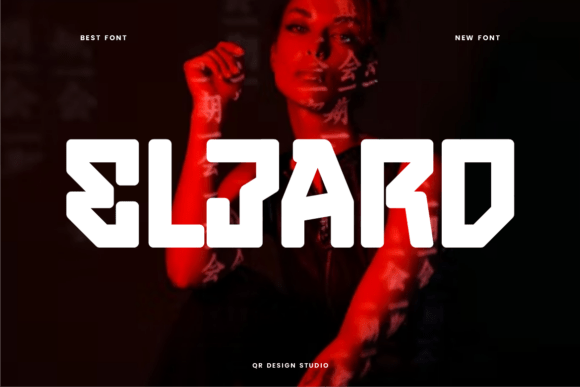 Eljard Display Font for Handmade Product Branding