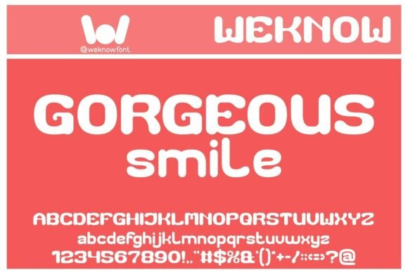 Gorgeous Smile Font: A Bubble-Retro Display Typeface for Playful Campaigns