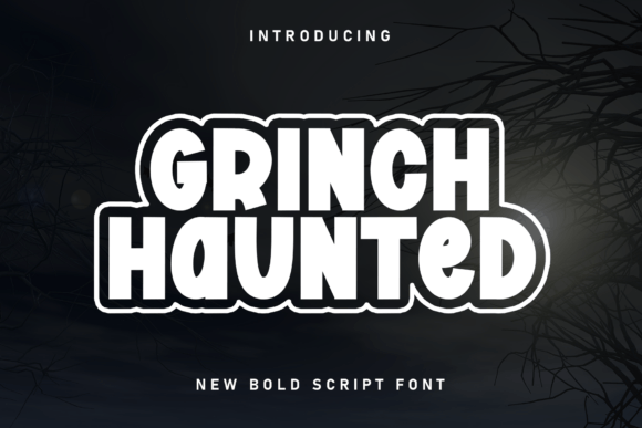 Grinch Haunted Font for Web Design
