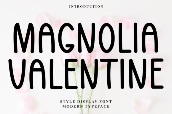 Magnolia Valentine Font for Creative Projects