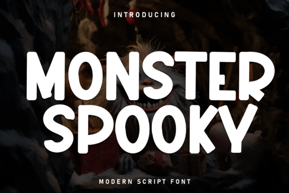 Monster Spooky: A Friendly Display Font for Digital Branding