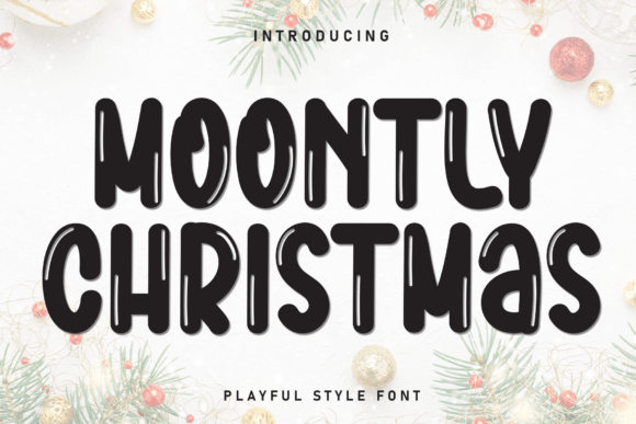 Moontly Christmas Font