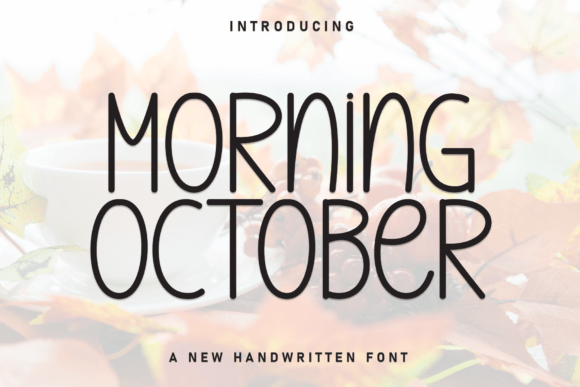 Morning October Font for Business