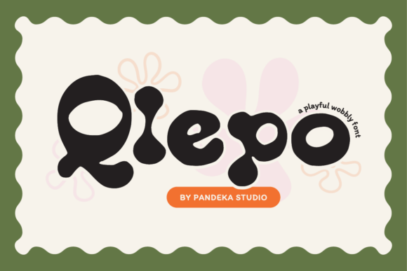 Qlepo Display Font for Handmade Product Labels and Craft Designs