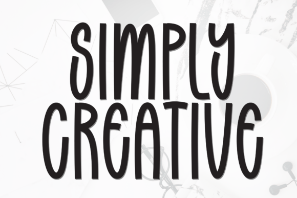 Simply Creative Font for Editorial Design and Content Branding