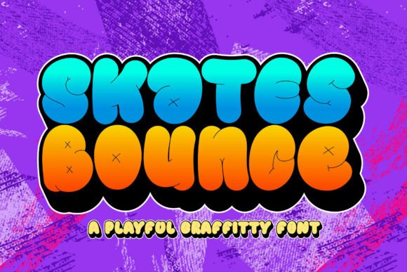 Skates Bounce Font