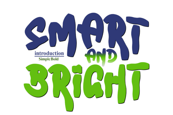 Smart and Bright Font for Playful Editorial Design