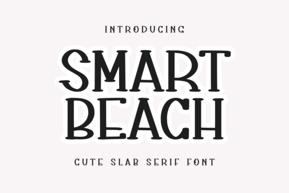 Smart Beach Display Font for Web Designers and Digital Creators