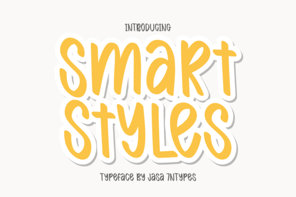 Smart Styles: A Playful Handwritten Font for Small Business Branding