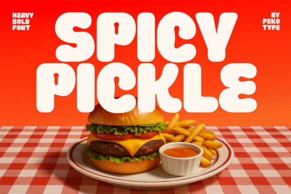 Spicy Pickle Font for Bold Branding