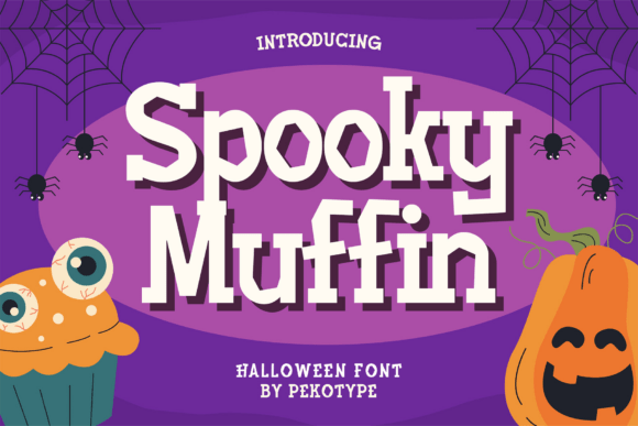 Spooky Muffin Font for Halloween Branding