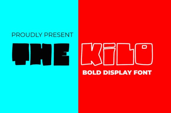 The Kilo Font: A Bold Display Typeface for Energetic Design