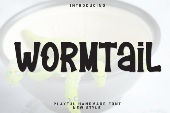 Wormtail Font for Boutique Website Headers and Brand Identity