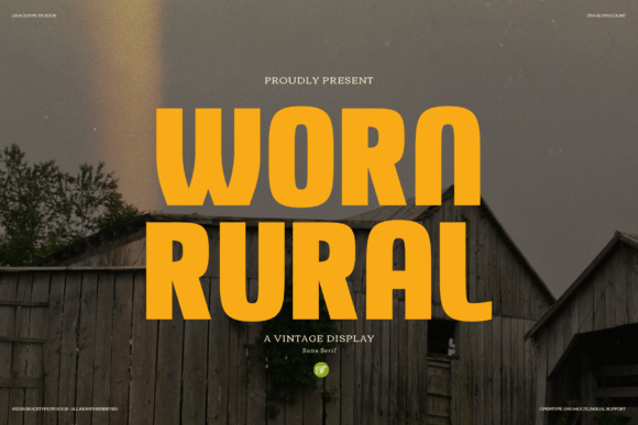 Worn Rural Brings Vintage Character to Modern Web Design